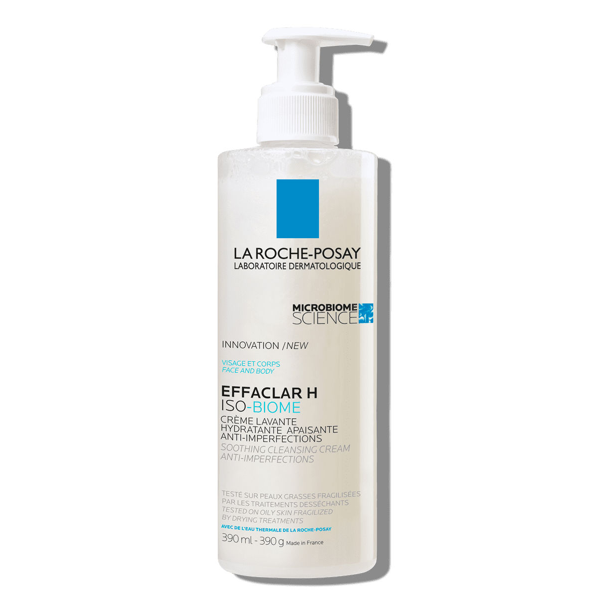 lrp_effaclar_h isobiome-cleanser-390ml pack front (1)